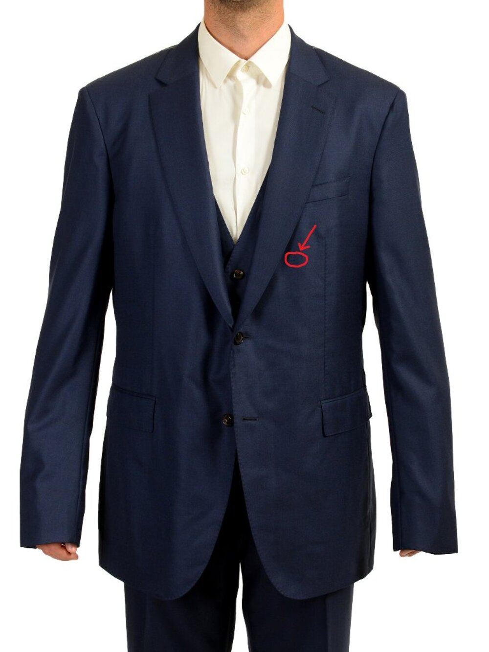 Hugo Boss Men's "FHarverson2Garvin2WE" Slim Fit Wool Silk Blazer US 48L IT 58L